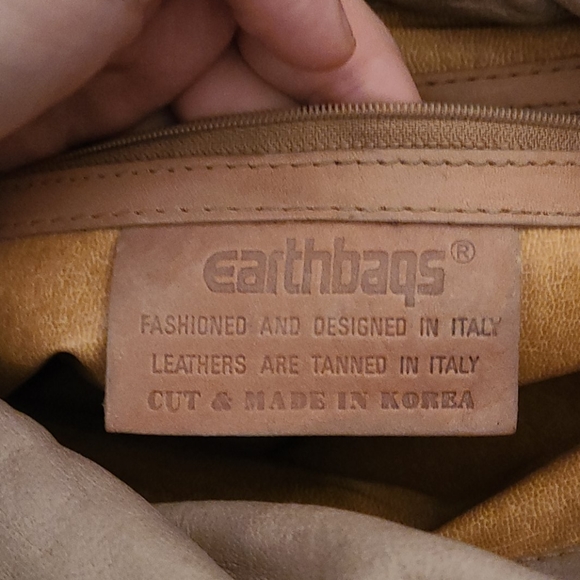 Vintage leather Earthbag Snap closure - Picture 6 of 8
